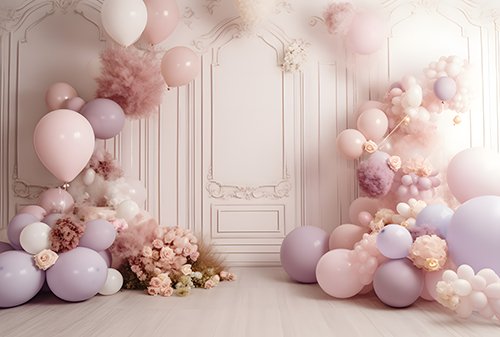 بک گراند کودکانه PNG تولد با کیفیت بالا و شاد