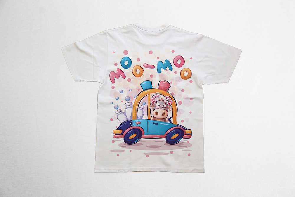 دانلود طرح لایه باز تیشرت کودکانه با فرمت Psd 