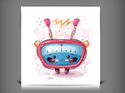 طرح وکتور حیوان کارتونی بامزه | کاراکتر خلاقانه با فرمت EPS و AI 