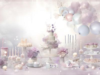 بک گراند PNG فانتزی تولد کودک با کیفیت بالا