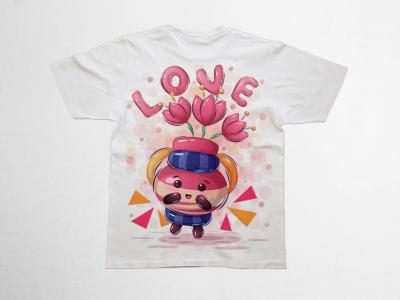 طرح لایه باز تیشرت کودکانه با عکس انیمیشنی و کاراکتر کارتونی