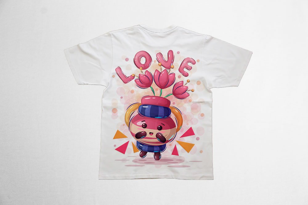 طرح لایه باز تیشرت کودکانه با عکس انیمیشنی و کاراکتر کارتونی