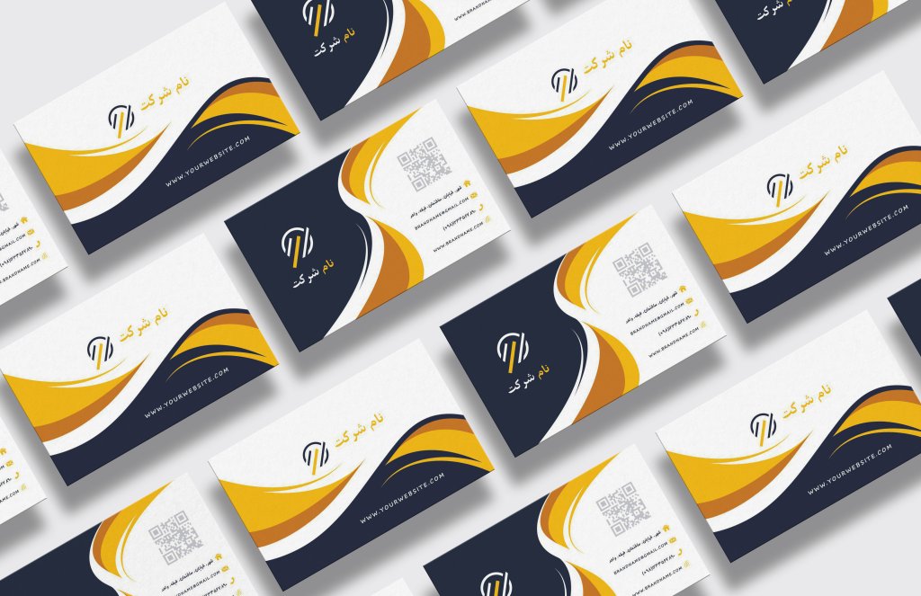 طرح لایه باز موکاپ کارت ویزیت