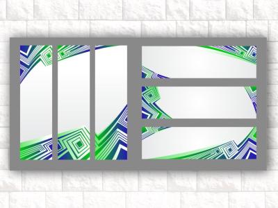 مجموعه طراحی لایه باز CorelDraw بنر و بروشور