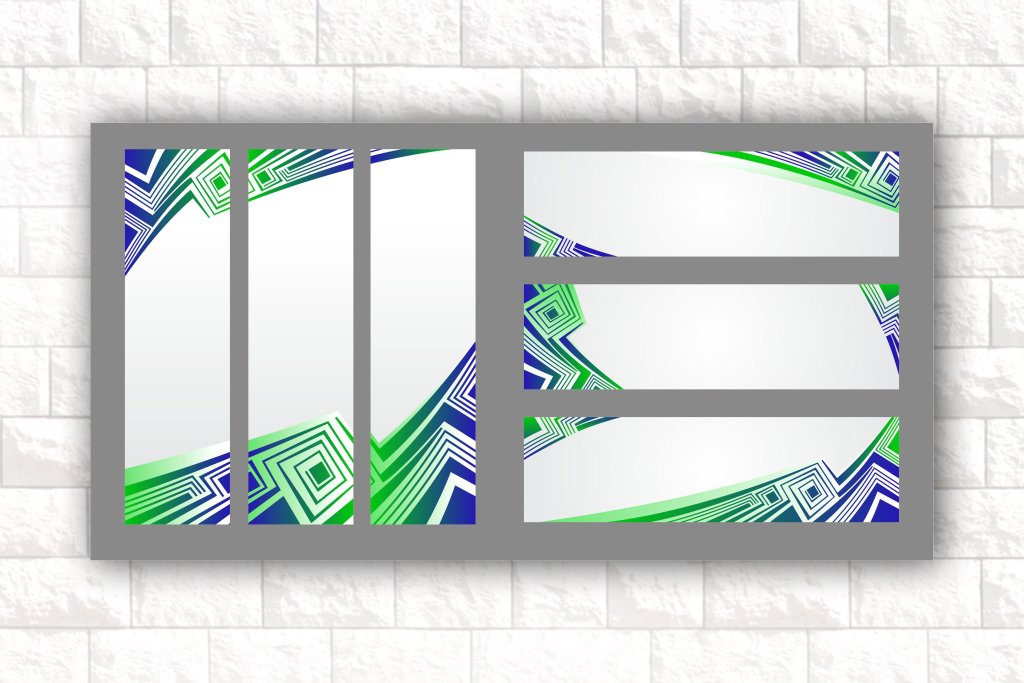 مجموعه طراحی لایه باز CorelDraw بنر و بروشور