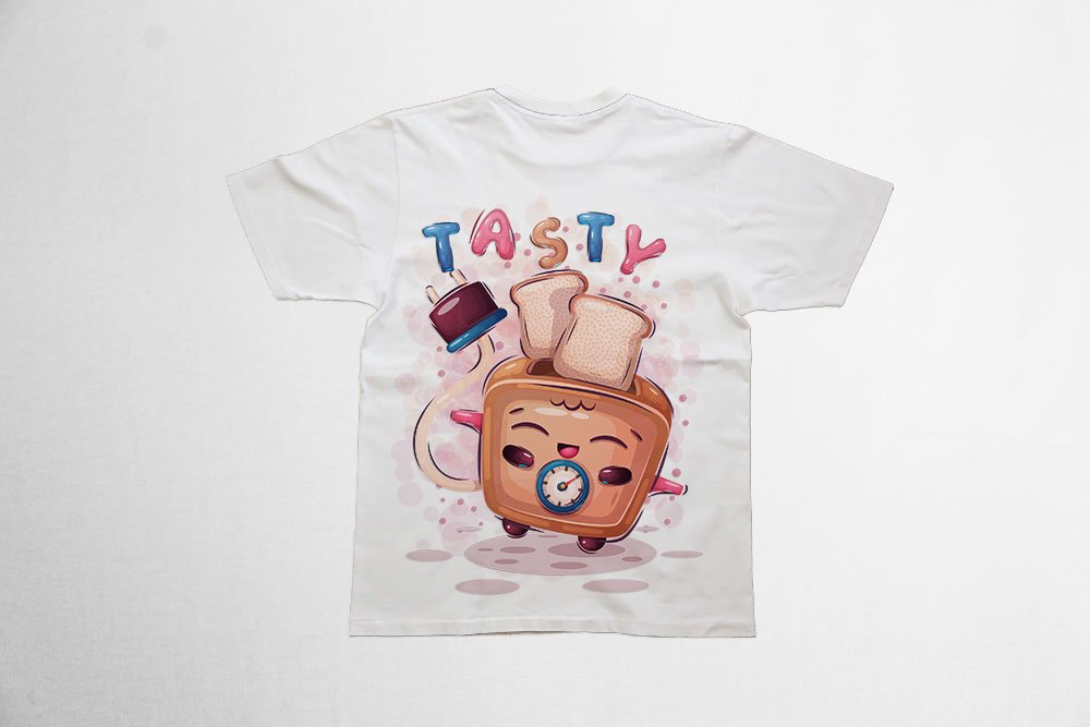 دانلود طرح لایه باز تیشرت کودکانه با تصویر کارتونی و انیمیشنی