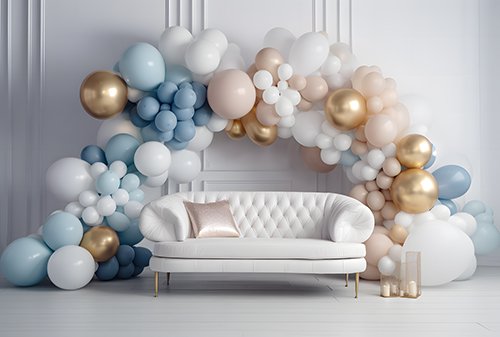 بک گراند PNG تولد کودک با کیفیت بالا مناسب آتلیه