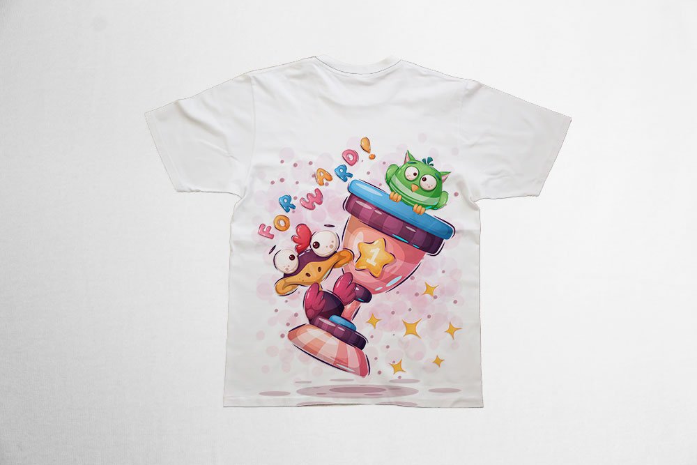 دانلود طرح تیشرت بچگانه با فرمت Psd 