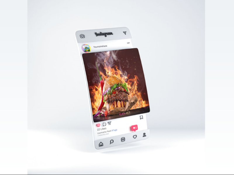 موکاپ-پریمیوم-لایه-باز-سه-بعدی-پست-اینستاگرام-psd-