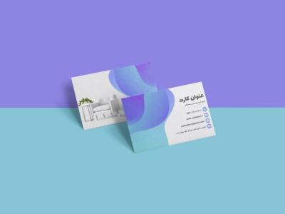 طرح لایه باز موکاپ کارت ویزیت