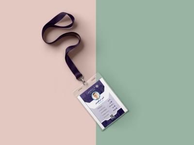 طرح لایه باز موکاپ کارت شناسایی