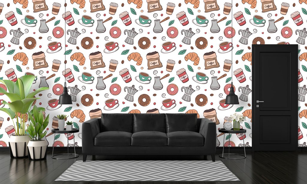  موکاپ لایه باز کاغذ دیواری