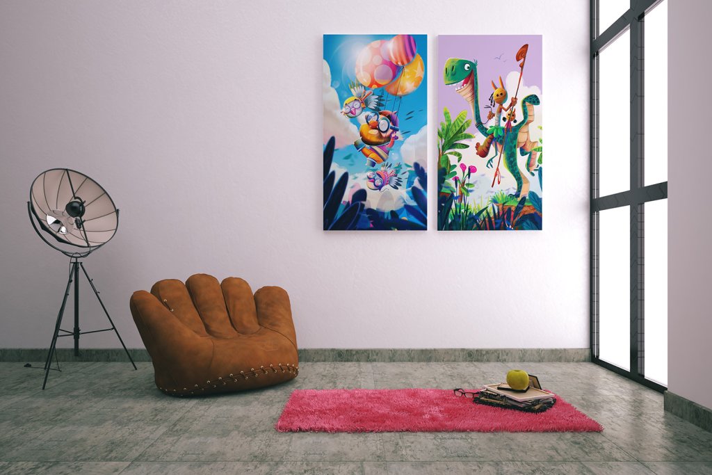  لایه باز موکاپ قاب عکس و پوستر