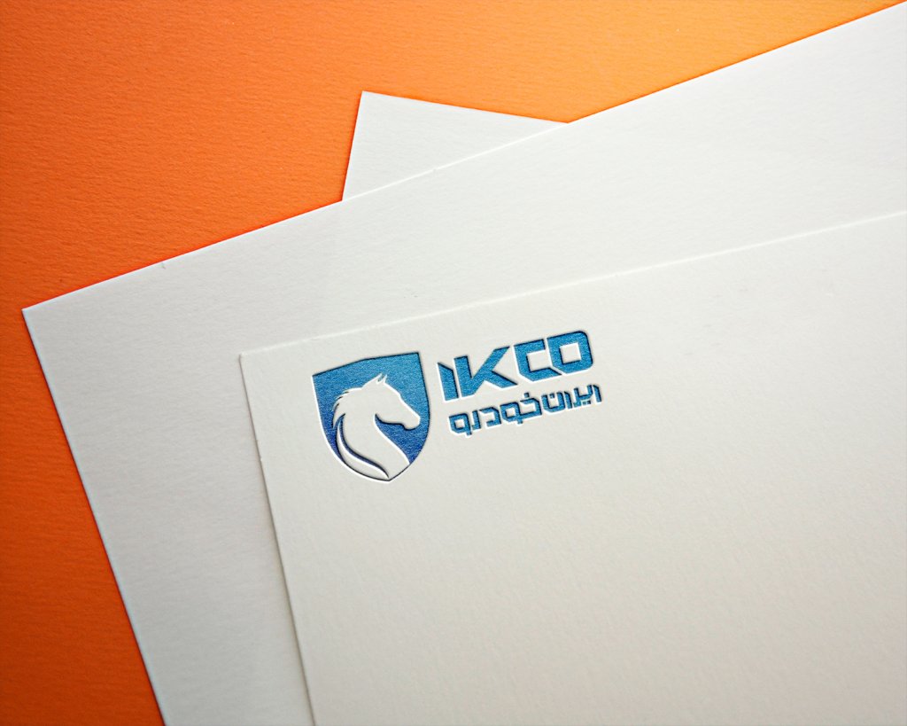 طرح لایه باز موکاپ لوگو