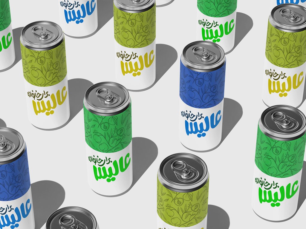  لایه باز موکاپ قوطی نوشیدنی