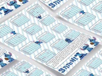 تقویم دیواری 1405 استیچ کد 8764