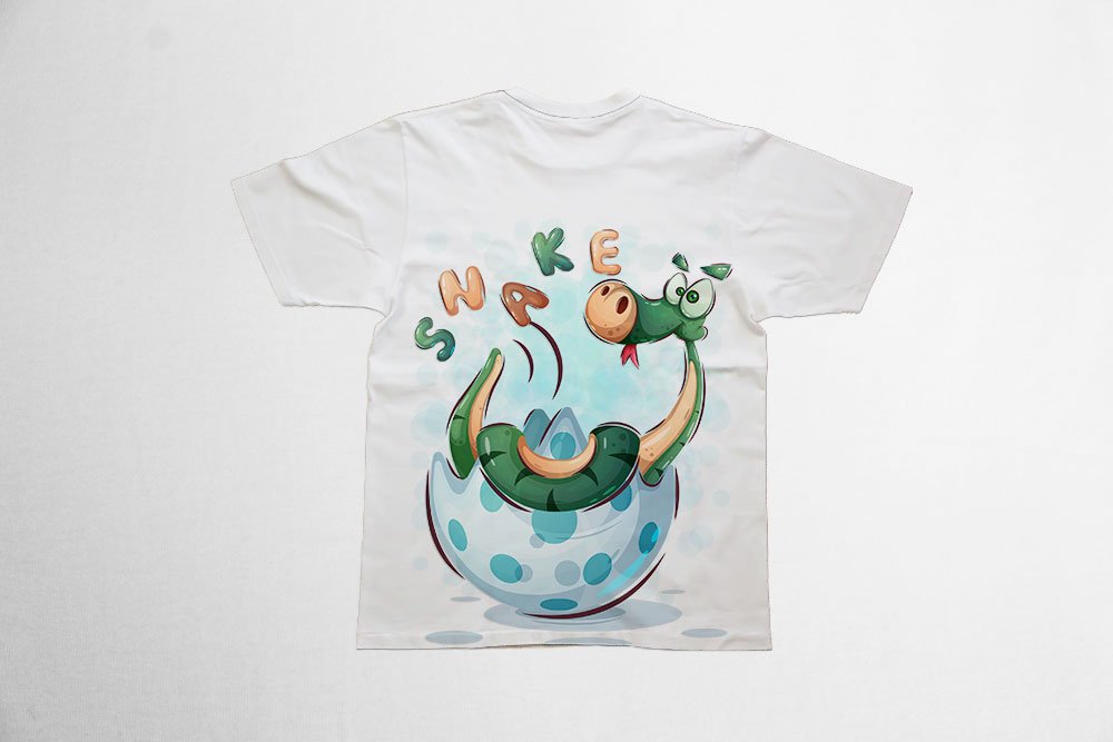 فایل لایه باز تیشرت با عکس انیمیشنی و کاتونی 