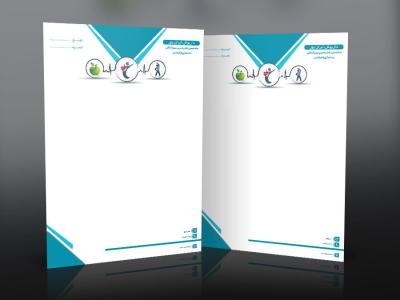 طرح لایه باز سربرگ مربی بدنسازی و فیتنس 