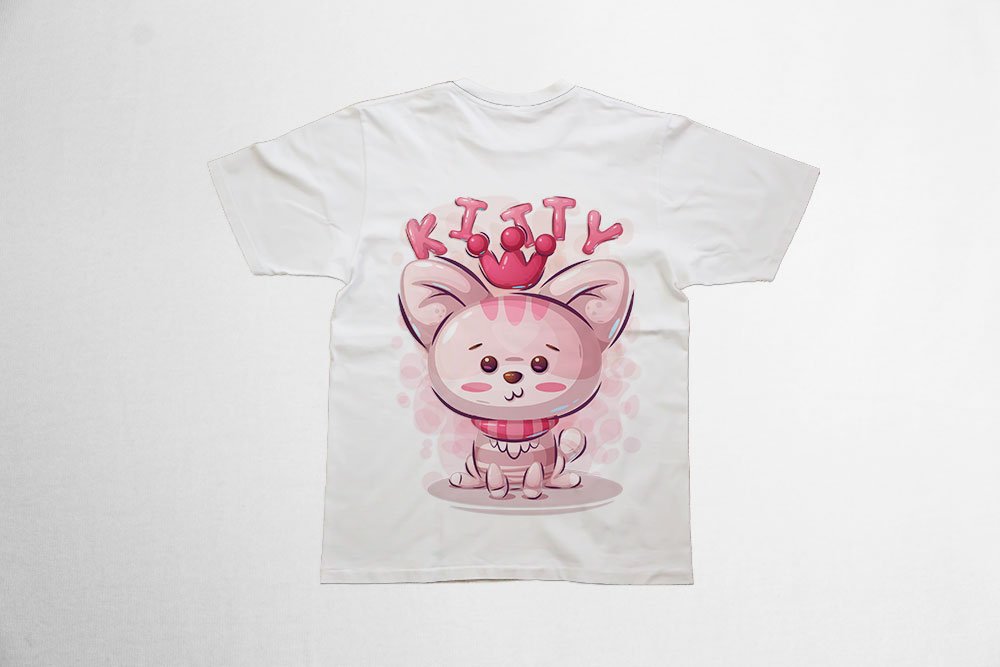 دانلود طرح لایه باز تیشرت بچگانه با عکس کارتونی و انیمیشنی