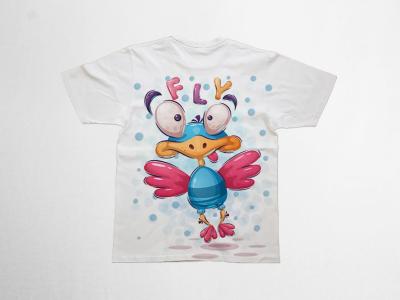 طرح لایه باز تیشرت بچگانه با طرح شخصیت کارتونی با مزه و خنده دار 