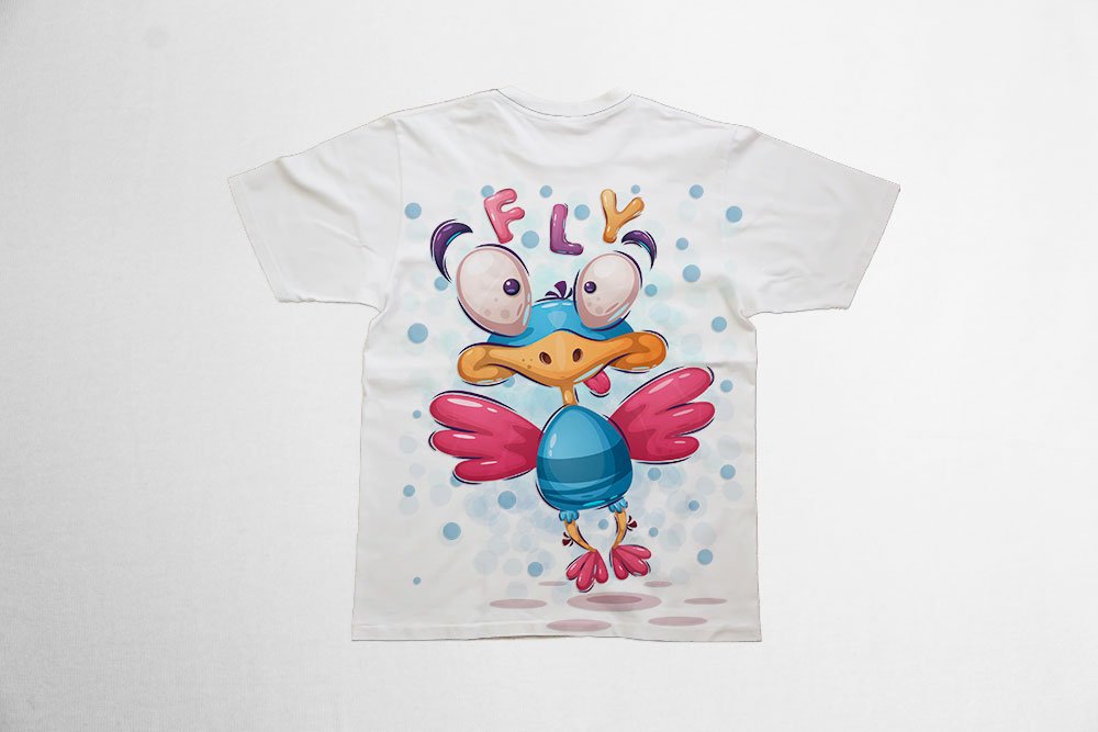 طرح لایه باز تیشرت بچگانه با طرح شخصیت کارتونی با مزه و خنده دار 