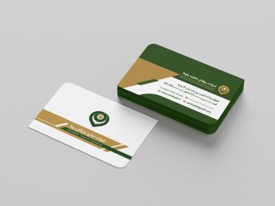 طرح کارت ویزیت مدرن و شیک شرکتی