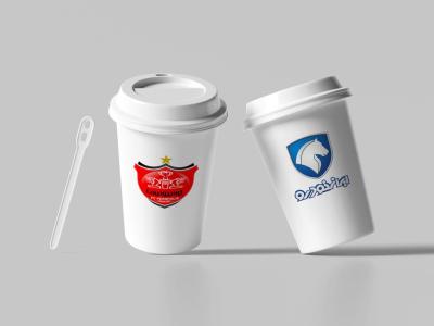  لایه باز موکاپ ماگ و لیوان