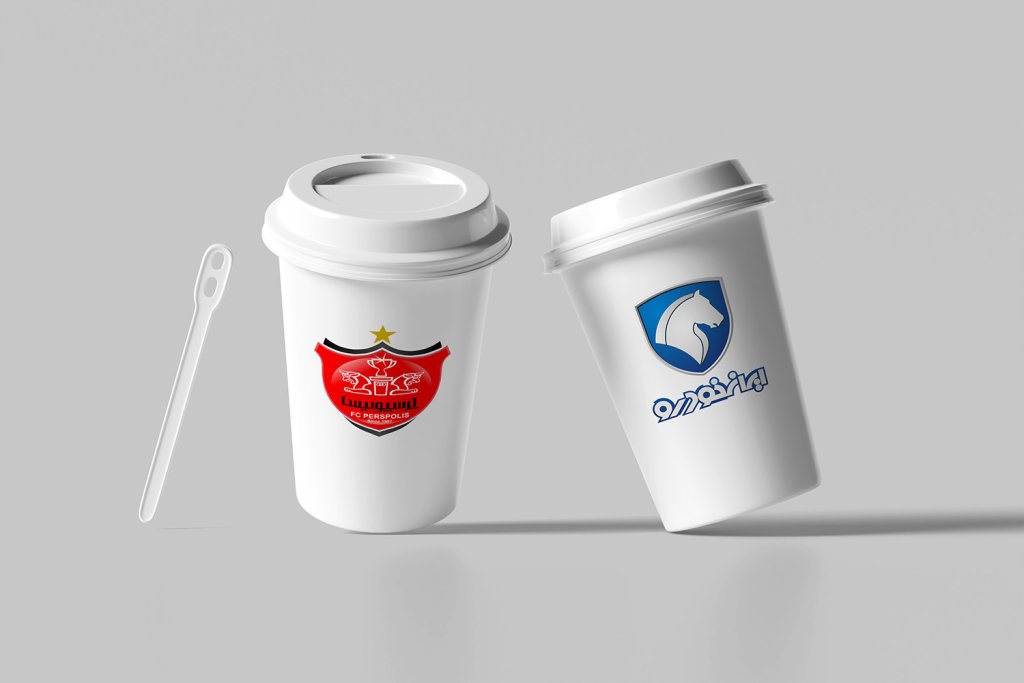  لایه باز موکاپ ماگ و لیوان