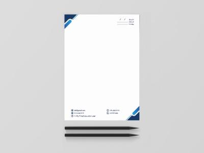 سربرگ آبی سفید لایه باز خام اداری