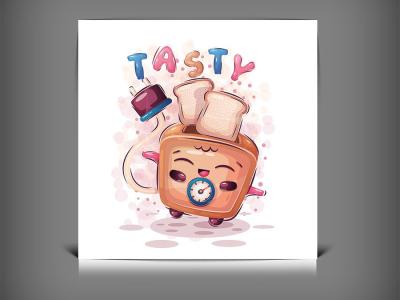 دانلود وکتور شخصیت کارتونی بامزه 