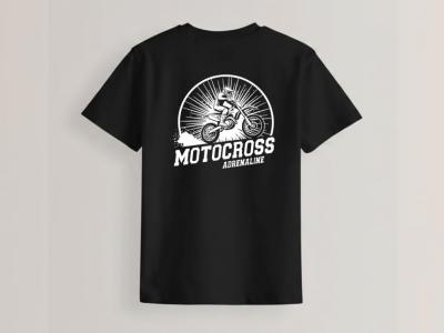طرح موتور کراس لایه باز برای چاپ تیشرت