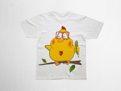 دانلود طرح لایه باز تیشرت کودکانه با عکس کارتونی جوجه 