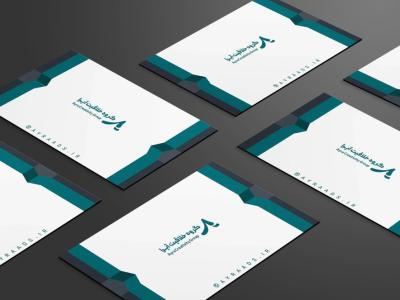 طرح لایه باز موکاپ کارت ویزیت