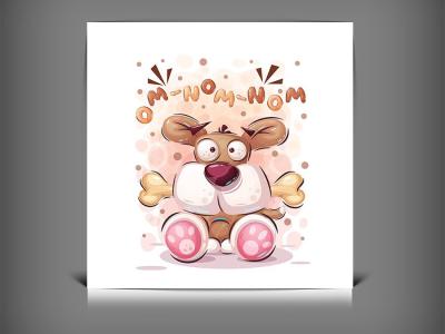 دانلود طرح وکتور کارتونی گاو انیمیشنی و کارتونی با فرمت EPS