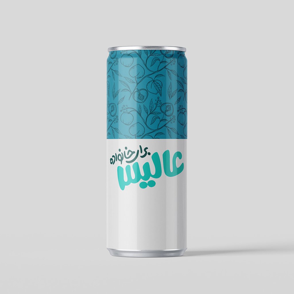  لایه باز موکاپ قوطی نوشیدنی