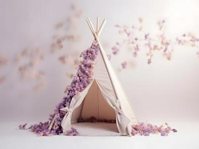 بک گراند تولد کودک PNG کیفیت بالا برای طراحی حرفه‌ای