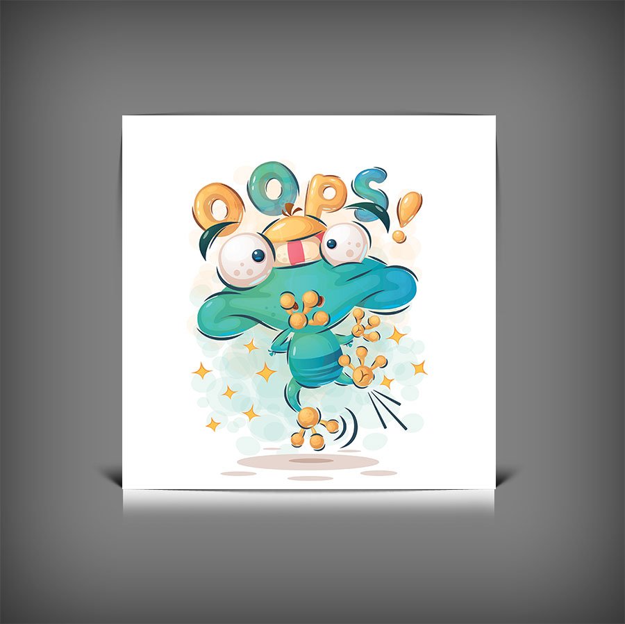 دانلود طرح وکتور حیوان کارتونی بامزه