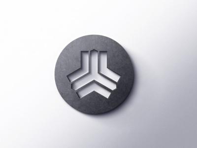  طرح لایه باز موکاپ لوگوی سه بعدی