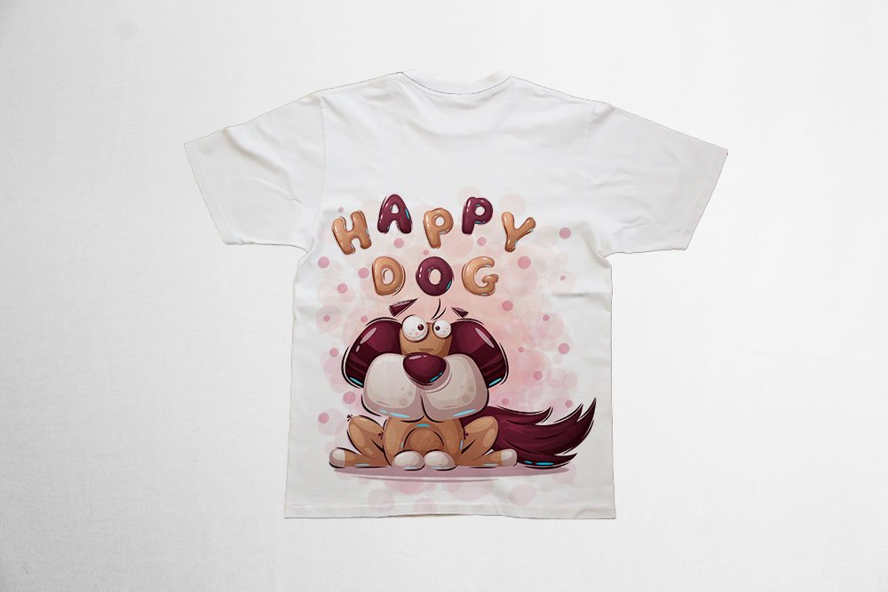 طرح لایه باز تیشرت کودکانه با فرمت Psd و طرح کارتونی و بامزه 