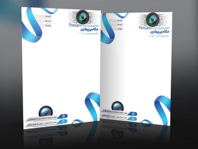 طرح سربرگ عکاسی و آتلیه عکاسی و فیلمبرداری با فرمت Psd