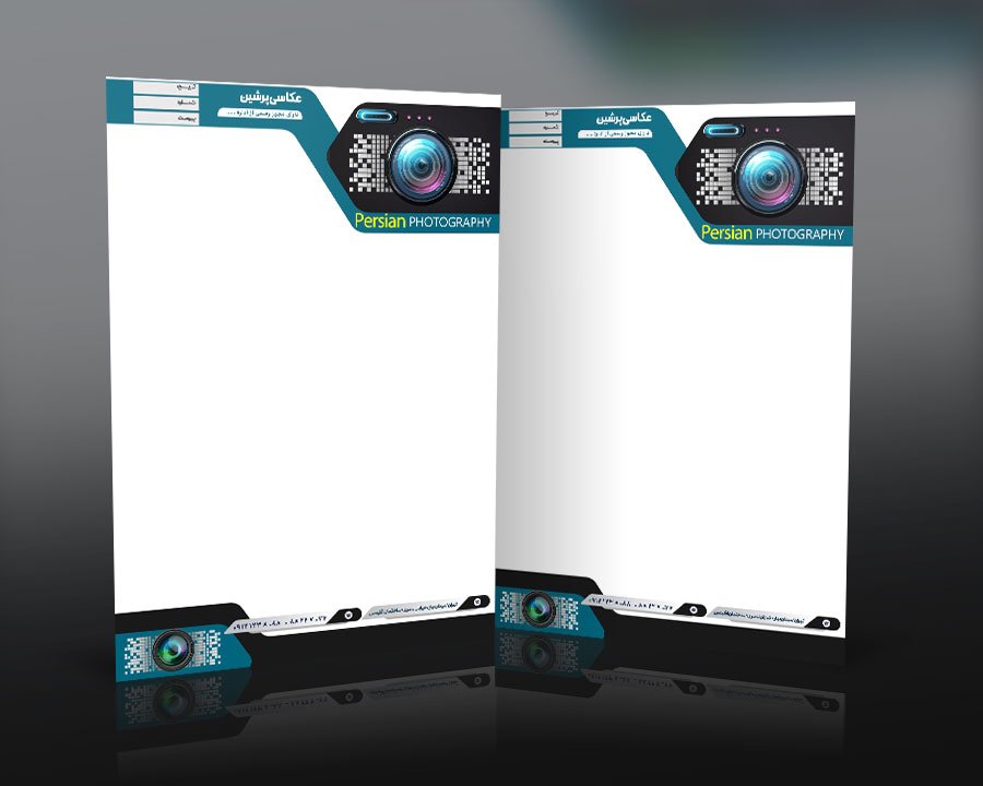 دانلود طرح لایه باز سربرگ عکاسی و آتلیه عکاسی و فیلمبرداری 