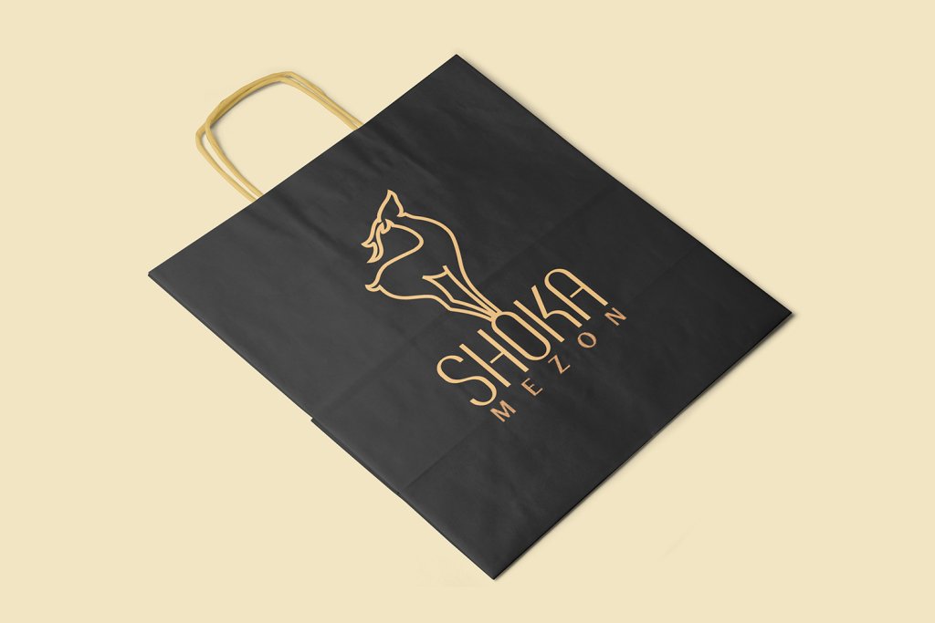  لایه باز موکاپ پاکت خرید و هدیه