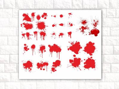 مجموعه وکتور طرح پاشش رنگ 