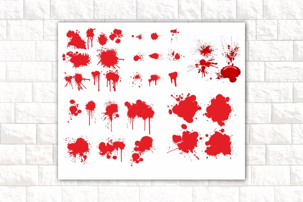 مجموعه وکتور طرح پاشش رنگ 