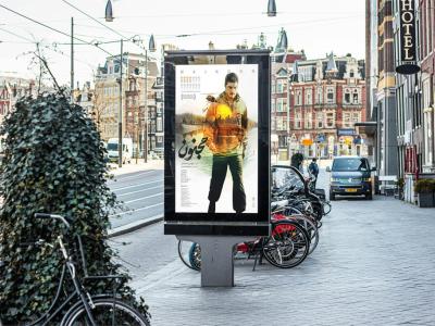  موکاپ لایه باز بیلبورد شهری