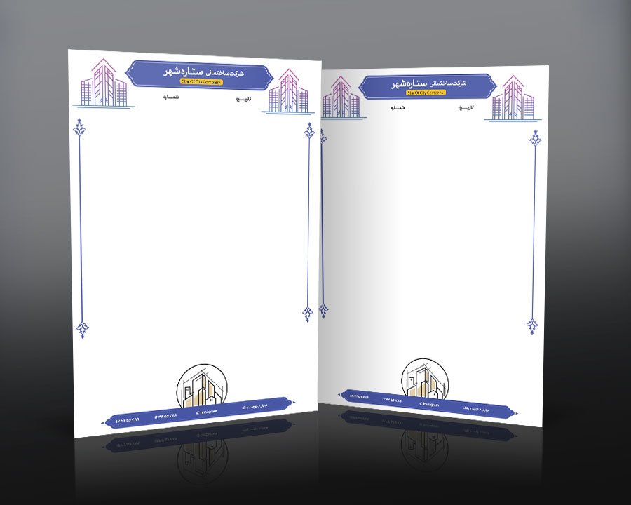 سربرگ دفتر معماری و شرکت ساختمانی لایه باز 