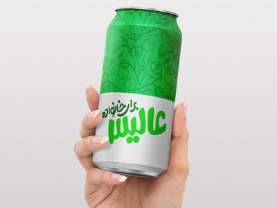  لایه باز موکاپ قوطی نوشیدنی