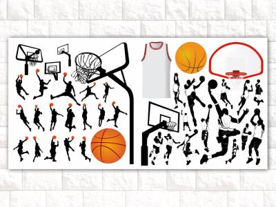 مجموعه وکتور حرکات ورزشی بسکتبال 