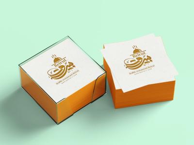  موکاپ لایه باز کاغذ یادداشت