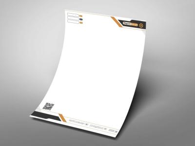 دانلود سربرگ لایه باز لوکس طرح طلایی مینیمال | فایل PSD آماده چاپ 